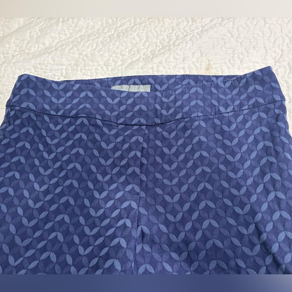 Blue Patterned pull-on pants - Picture 3 of 4
